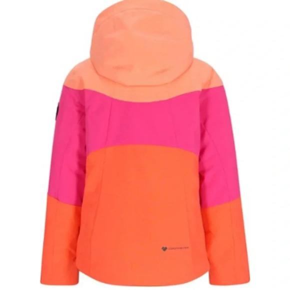 Obermeyer Girls XL Reese Insulated Snow Jacket Ski Snowboard NWT Pink Orange - Picture 10 of 16